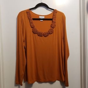 K. Jordan pumpkin-spice top - large